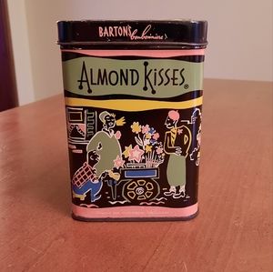Vintage Barton's Almond Kisses Empty Tin